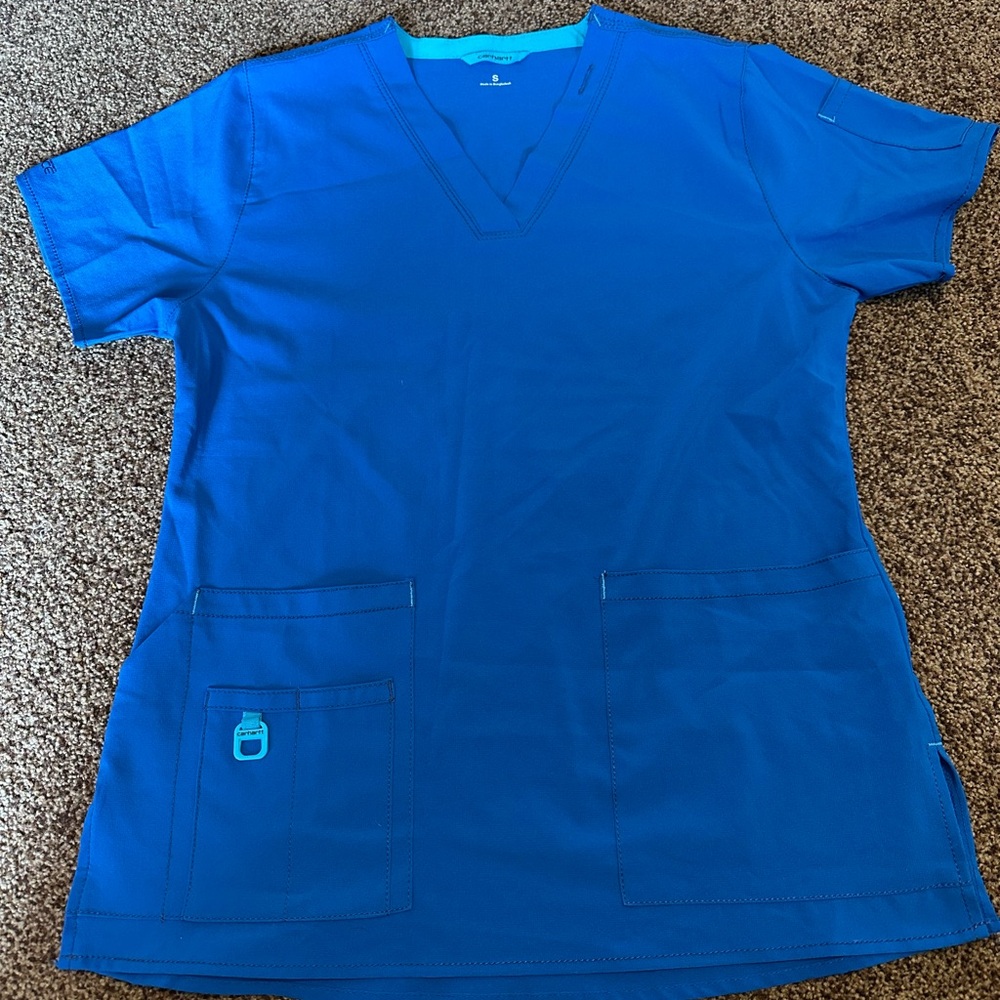 Carhartt Blue V-Neck Top